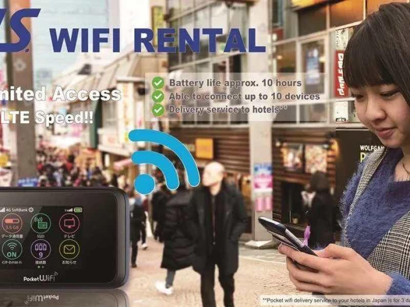 Japonya'da Sınırsız Cep WiFi Kiralama