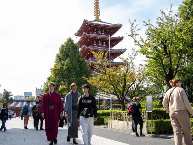 Asakusa'da Kimono ile Fotoğraf Turu