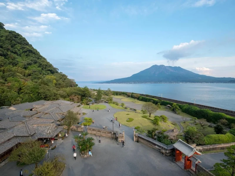 Senganen Kagoshima'da Cam Üzerine Kumla Oyma Deneyimi