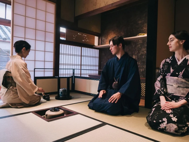 Kyoto'da Zarif Çay Seremonisi ve Kaligrafi Deneyimi