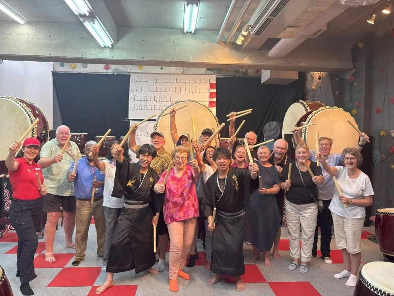 Osaka'da HIRYU ile Profesyonel Wadaiko Dersi