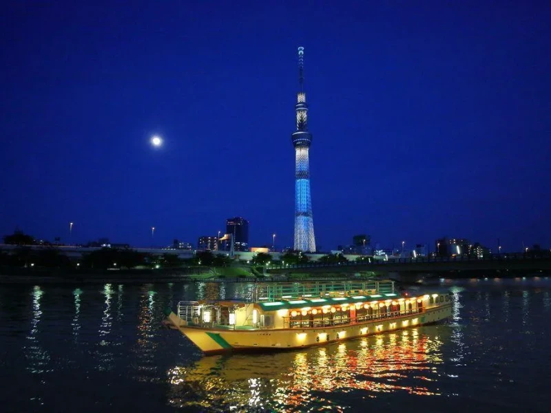 Tokyo Körfezi'nde Geleneksel Yakatabune Akşam Yemeği Turu