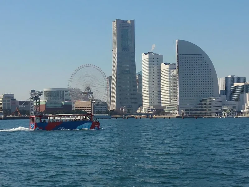 SKY DUCK ile Yokohama Minato Şehir ve Deniz Turu