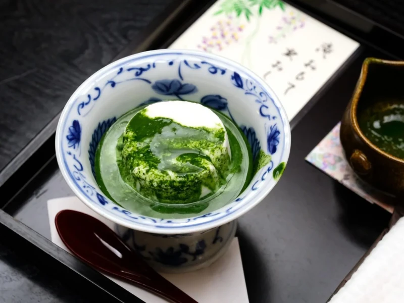 Kokura Kalesi Bahçesi'nde Matcha Affogato ve Geleneksel Kıyafet Deneyimi