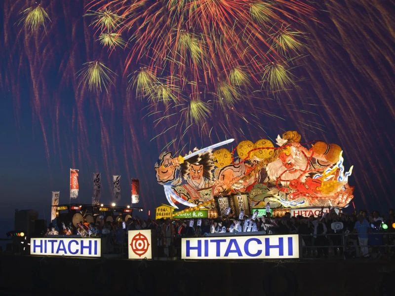 August 7 only – Aomori Nebuta Festival: Day Parade + Nighttime Fireworks & Floating Nebuta