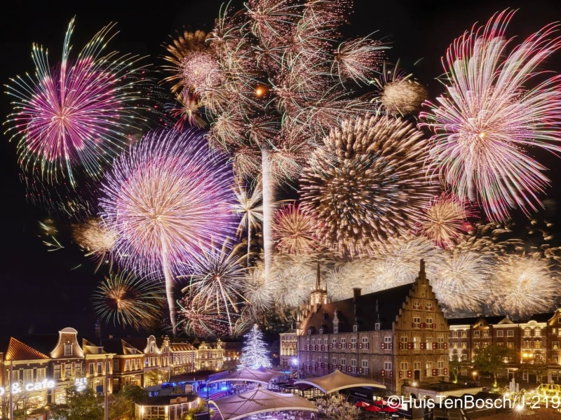 Fukuoka'dan Huis Ten Bosch ve Kyushu'nun En İyi Havai Fişek Festivali'ne Otobüs Turu