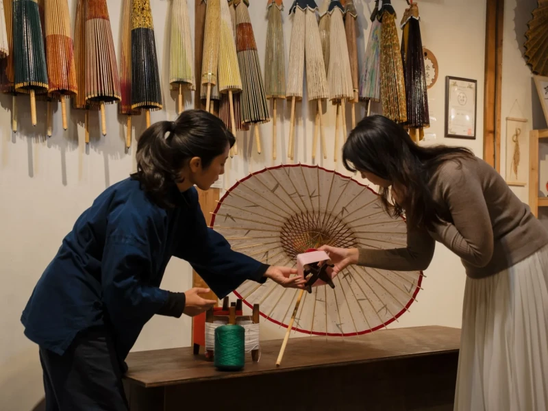 Kanazawa'da Usta Zanaatkar ile Mini Wagasa Yapım Deneyimi