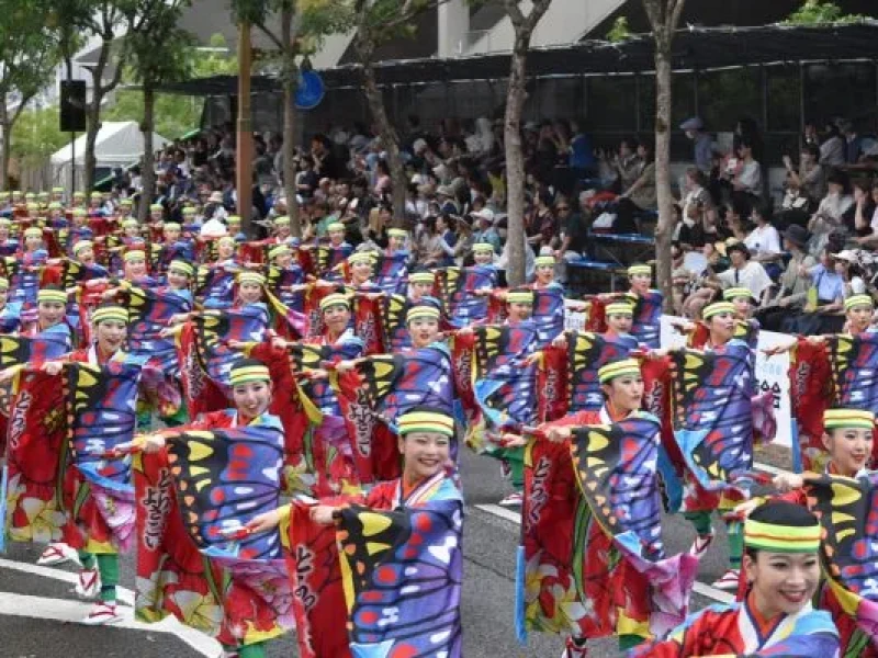 2-Day Bus Tour from Hiroshima: Kochi Yosakoi Festival & Kochi Castle